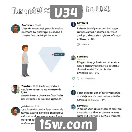 Feedback dos usuários sobre a experiência no U34